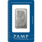 1 oz. PAMP Suisse Platinum Bar - Fortuna