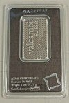 Valcambi Suisse 1 oz Platinum Bar with Assay Certificate