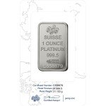 1 oz. PAMP Suisse Platinum Bar - Fortuna