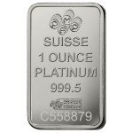1 oz. PAMP Suisse Platinum Bar - Fortuna