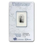 PAMP Suisse 1g Palladium Bar in Assay Card