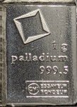 Valcambi 1 Gram Palladium Bar - 999.5 Fine
