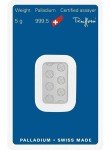 5 Gram Palladium Bar - Switzerland Argor-Heraeus 999.5
