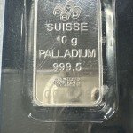 10g PAMP Suisse Palladium Bar - Lady Fortuna