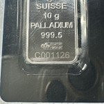 10g PAMP Suisse Palladium Bar - Lady Fortuna