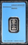 5 Gram Palladium Bar by Argor-Heraeus