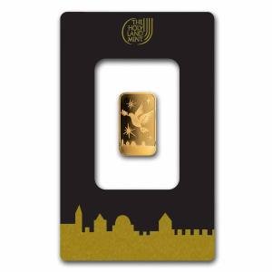 2.5g Gold Bar - Dove of Peace Design