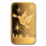 2.5g Gold Bar - Dove of Peace Design