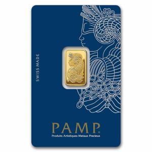 5g PAMP Suisse Gold Bar - Lady Fortuna