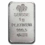 PAMP Suisse 1g Platinum Bar - Lady Fortuna