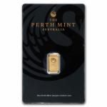 Perth Mint 1 Gram Gold Bar in Assay