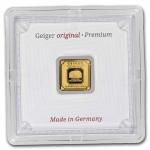 1g Gold Bar - Geiger Edelmetalle with Assay