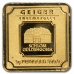 1g Gold Bar - Geiger Edelmetalle with Assay