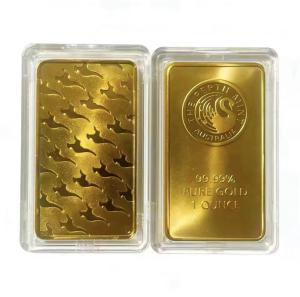 Perth Mint 1oz Gold Bar Prank Brass Core