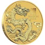 2024 1/10 oz Perth Lunar Dragon Gold Coin