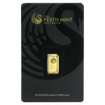 Perth Mint 1 Gram Gold Bar in Assay