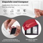1 Oz Silver Bar Storage Case - Clear Acrylic