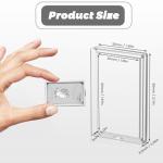 1 Oz Silver Bar Storage Case - Clear Acrylic