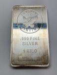 1 Kilo .999 Silver Bar from Sunshine Mint