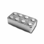 Monarch 1 oz .999 Fine Silver Building Block Bar