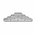 Monarch 1 oz .999 Fine Silver Building Block Bar