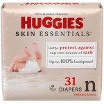 Huggies Newborn Diapers, Skin Essentials, 31 Count