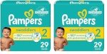Pampers Swaddlers Size 2 Diapers, 2 Packs