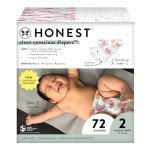Honest Company Plant-Based Diapers, Size 2 (72 Count)