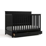 Convertible 5-in-1 Baby-to-Toddler Bed with Drawer