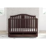 Convertible 4-in-1 Baby-to-Toddler Bed with Drawer