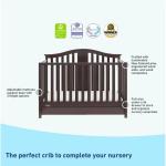 Convertible 4-in-1 Baby-to-Toddler Bed with Drawer