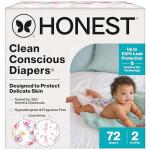 Honest Company Plant-Based Diapers, Size 2 (72 Count)