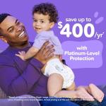 Luvs Size 3 Platinum Protection Baby Diapers, 234 Count