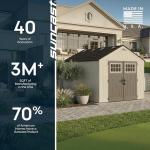 Suncast 8' x 10' Resin Tremont Storage Shed