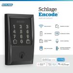 Schlage Encode Smart Wi-Fi Deadbolt in Matte Black