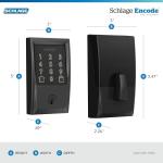 Schlage Encode Smart Wi-Fi Deadbolt in Matte Black