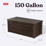 Keter Westwood 150 Gallon Outdoor Storage Deck Box