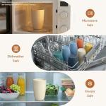 Unbreakable Wheat Straw Drinking Glasses - Set of 6