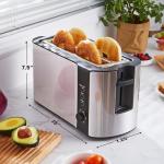 Elite Gourmet 4-Slice Long Slot Toaster