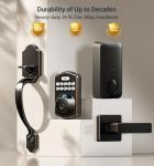 Veise Front Door Fingerprint Keypad Lock Set