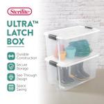 Sterilite 4 Pack Ultra Latching Storage Bins
