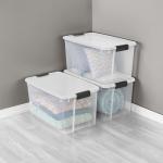 Sterilite 4 Pack Ultra Latching Storage Bins