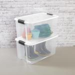 Sterilite 4 Pack Ultra Latching Storage Bins