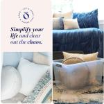 HOMZ 2-Pack 64 Quart Clear Storage Bins