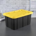 Heavy-Duty 6-Pack Storage Bins with Lids