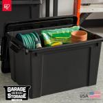 20 Gallon Lockable Storage Bins - 6 Pack