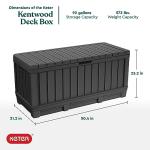 Keter Kentwood 92 Gallon Resin Storage Deck Box
