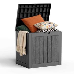 30 Gallon Lockable Outdoor Deck Storage Box