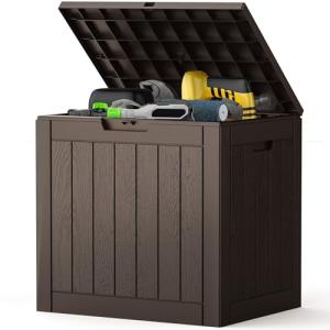 31 Gallon Weatherproof Deck Box with Lock