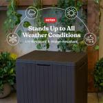 Keter 30 Gallon Outdoor Storage Box and Table